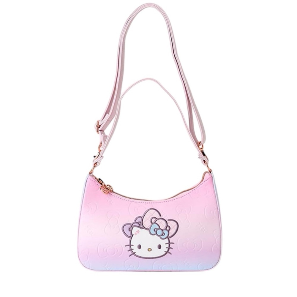 NWOT Hello Kitty 2 way crossbody bag 50th anniversary Pastel Pink and Blue